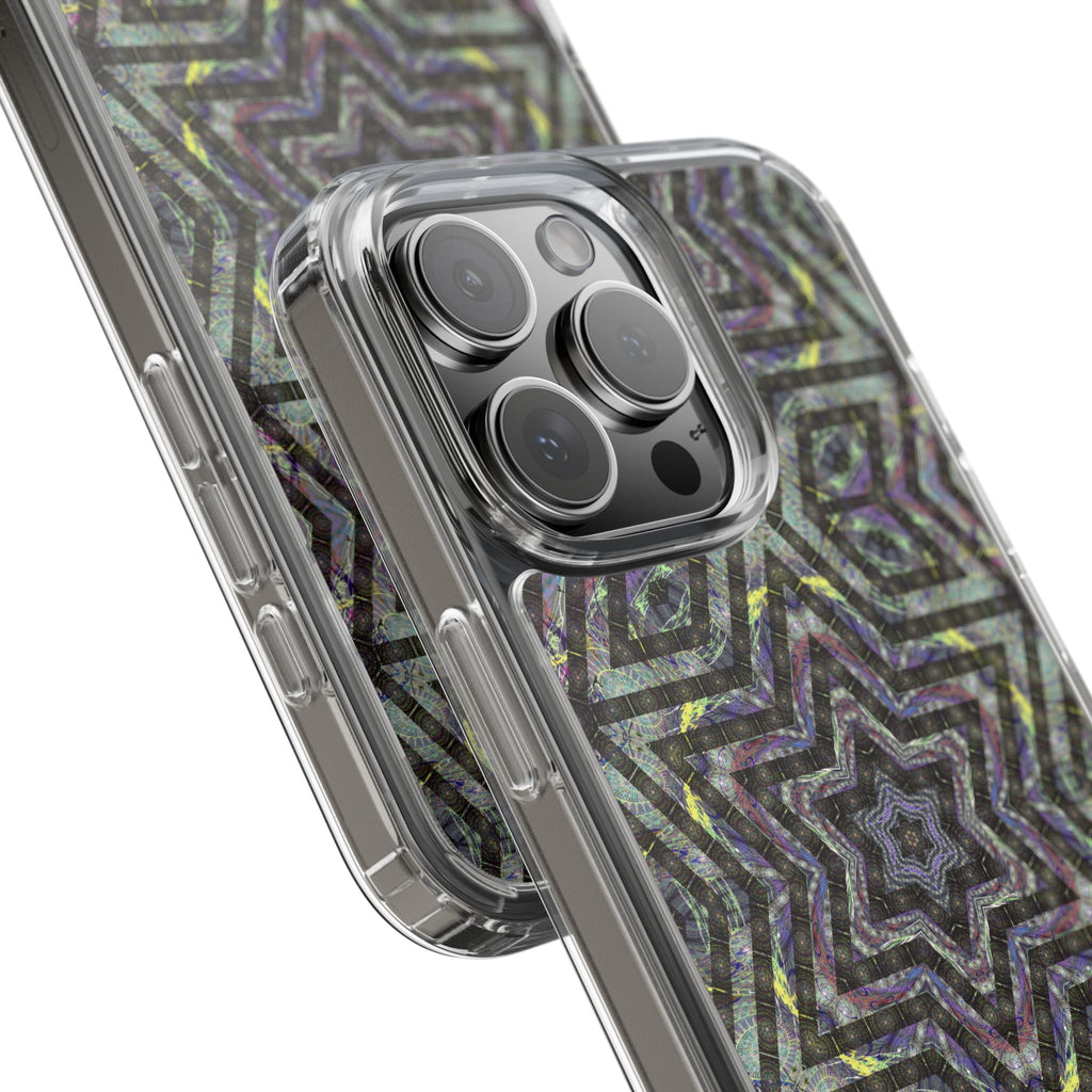 iPhone 16 Clear Case – P5 Kaleidoscopic No.1