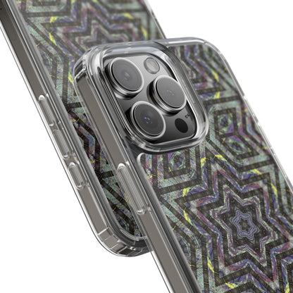 iPhone 16 Clear Case – P5 Kaleidoscopic No.1