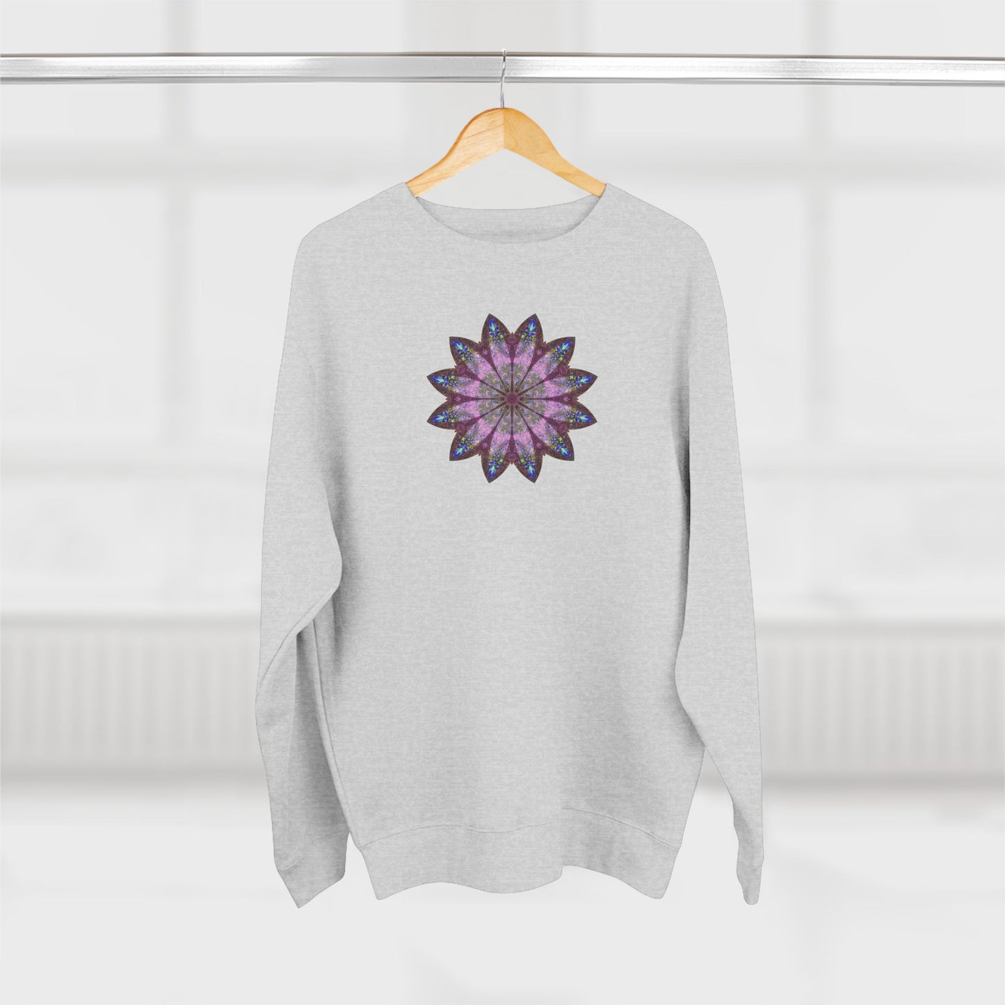 Unisex Crewneck Sweatshirt - Love Light Mandalas No.19