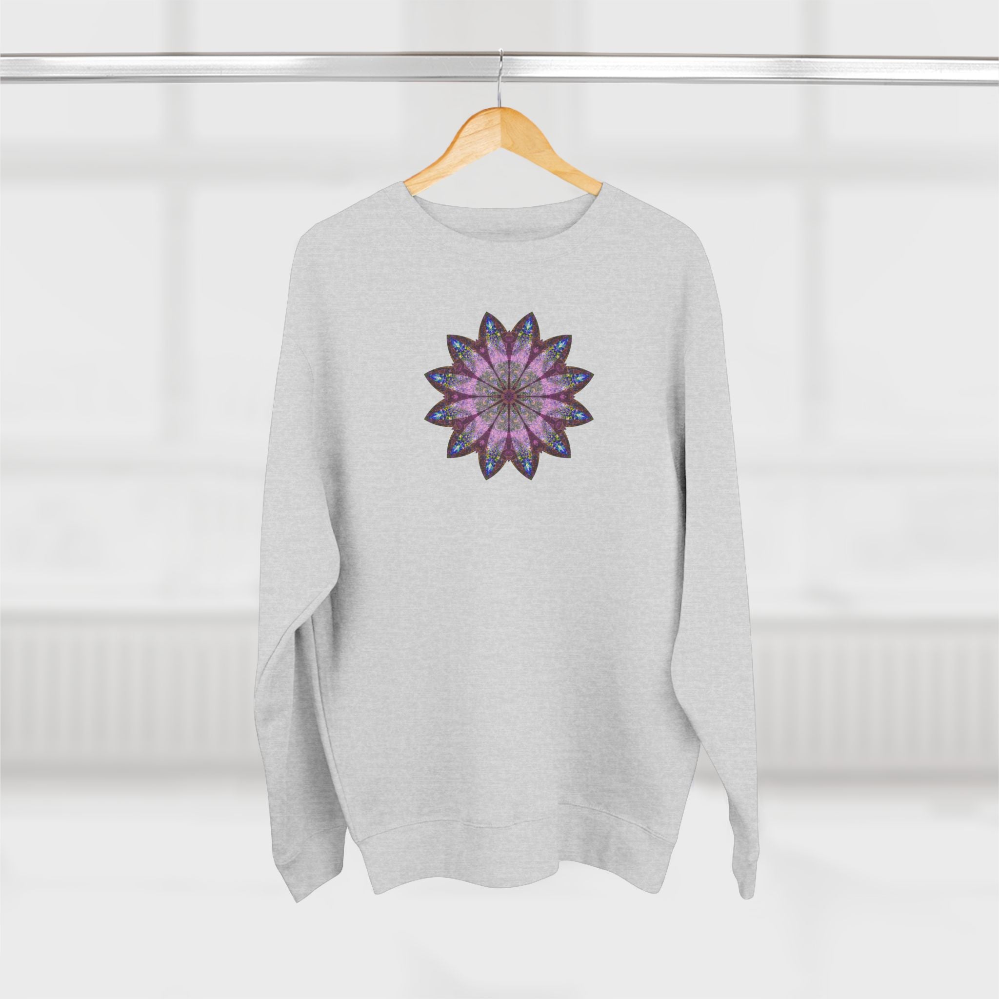Unisex Crewneck Sweatshirt - Love Light Mandalas No.19