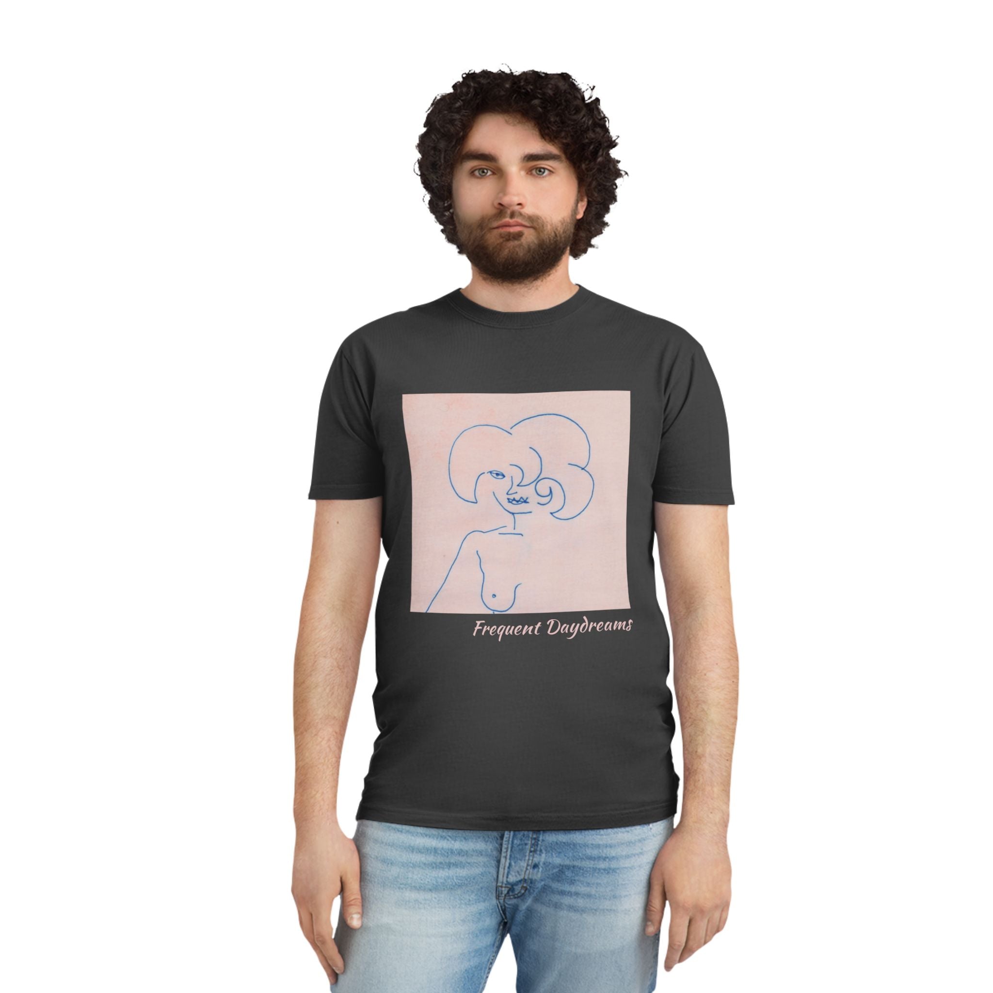 Unisex Faded Shirt - Frequent Daydreams Sketch No.45