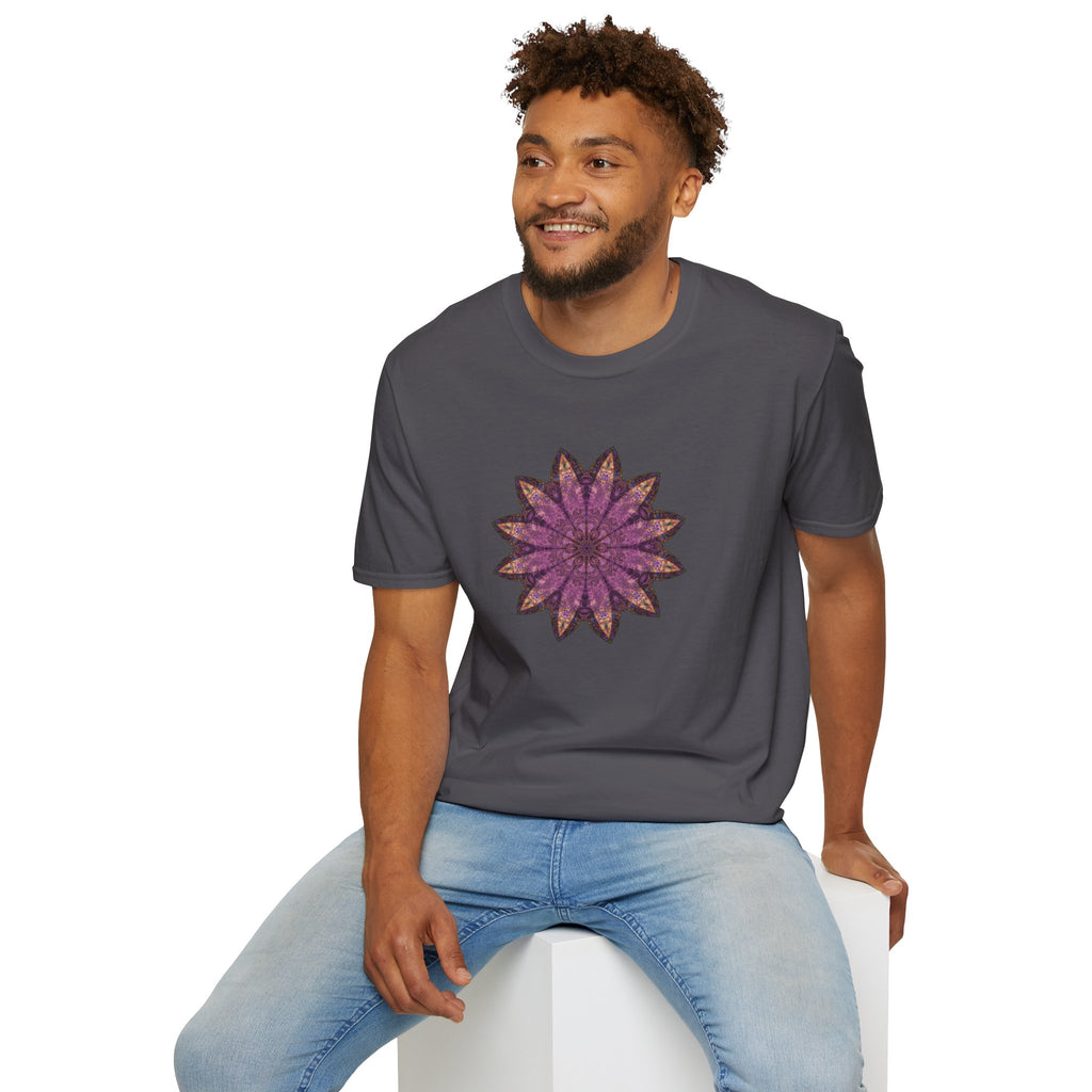 Unisex Softstyle T-Shirt - Love Light Mandalas No.16