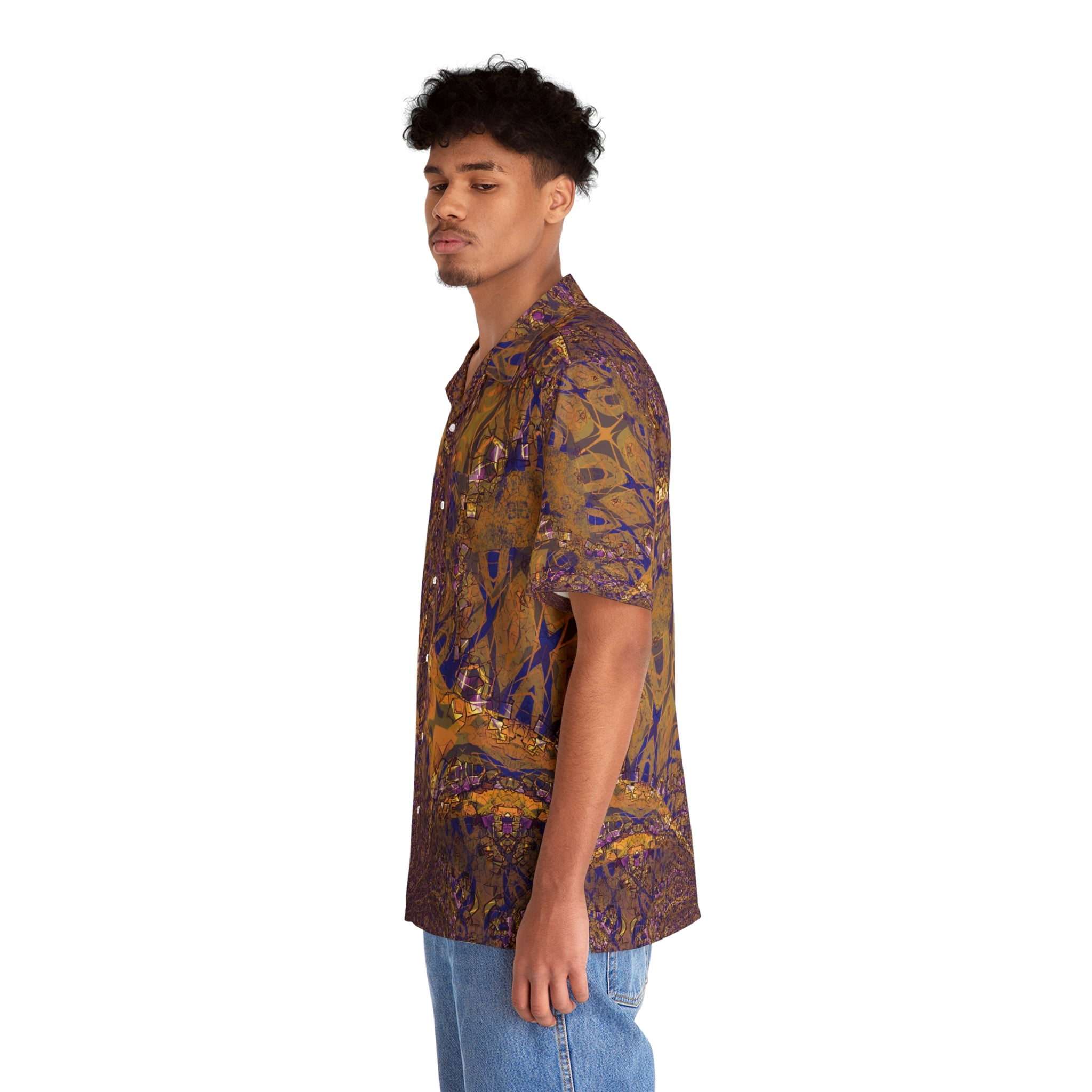 Hawaiian Shirt - Love Light Fractals No.9