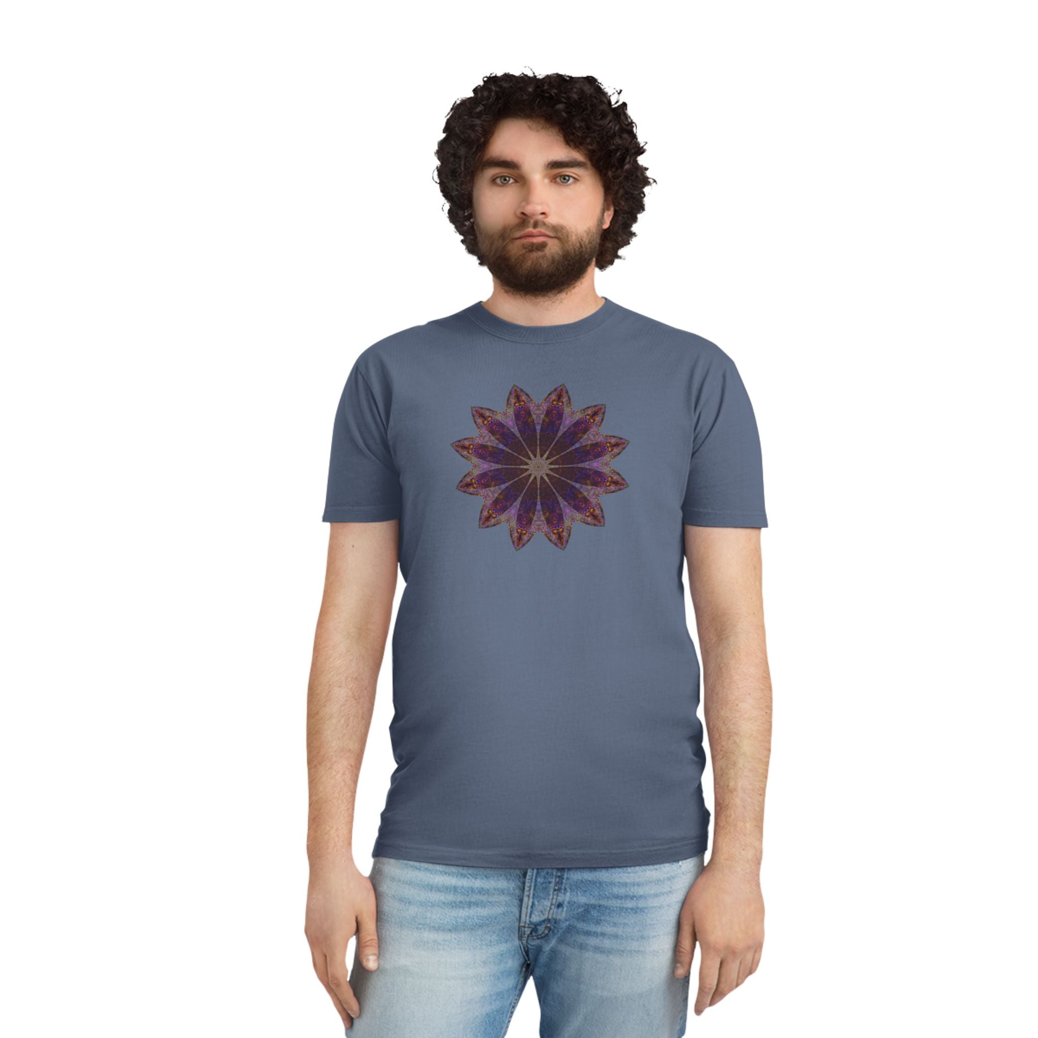Unisex Faded Shirt - Love Light Mandalas No.11