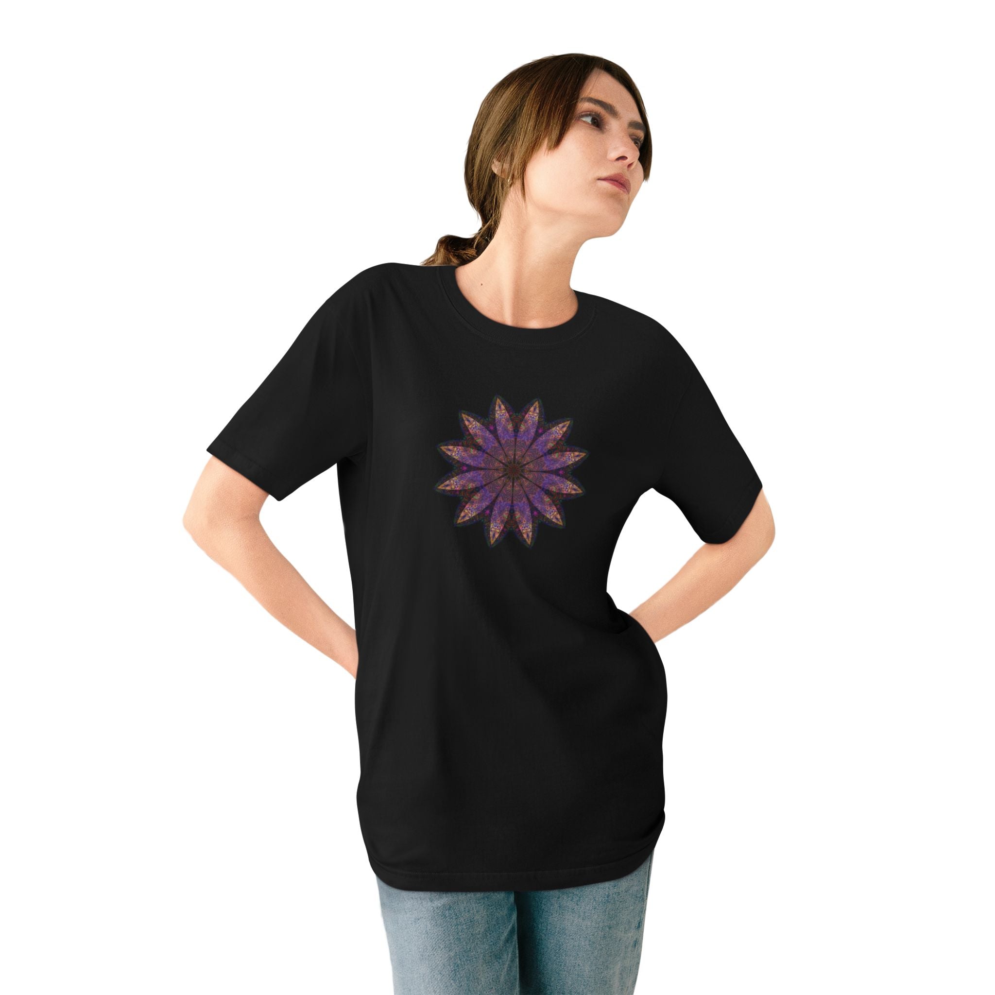 Organic Staple T-shirt - Love Light Mandalas No.23
