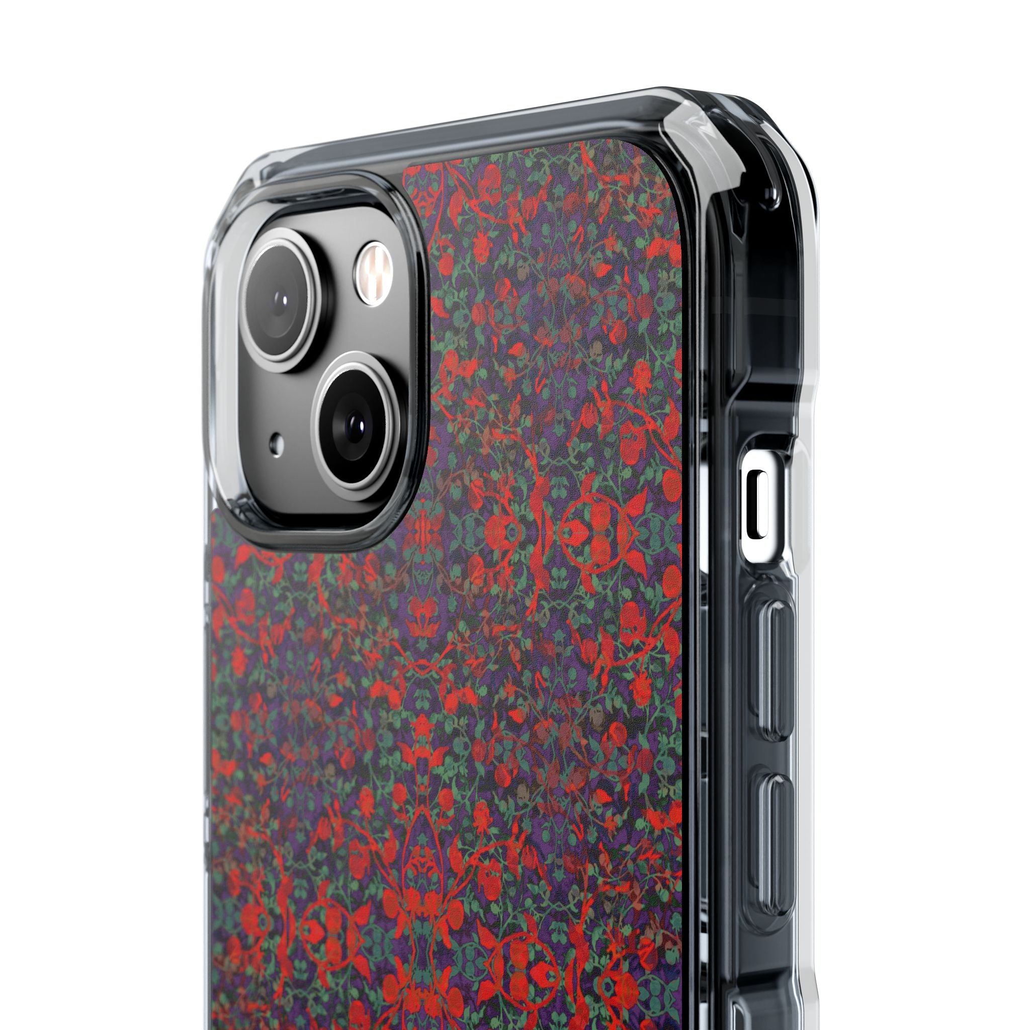 iPhone 14 Magnetic Clear Impact Case - Hidden Weave Series No.25