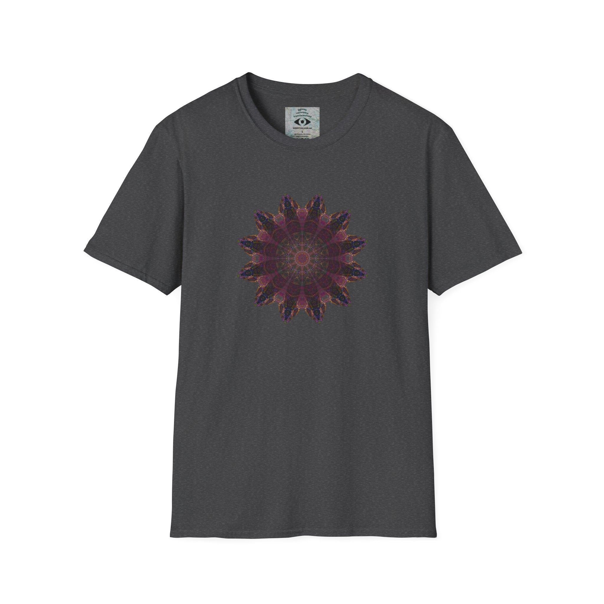 Unisex Softstyle T-Shirt - Love Light Mandalas No.8