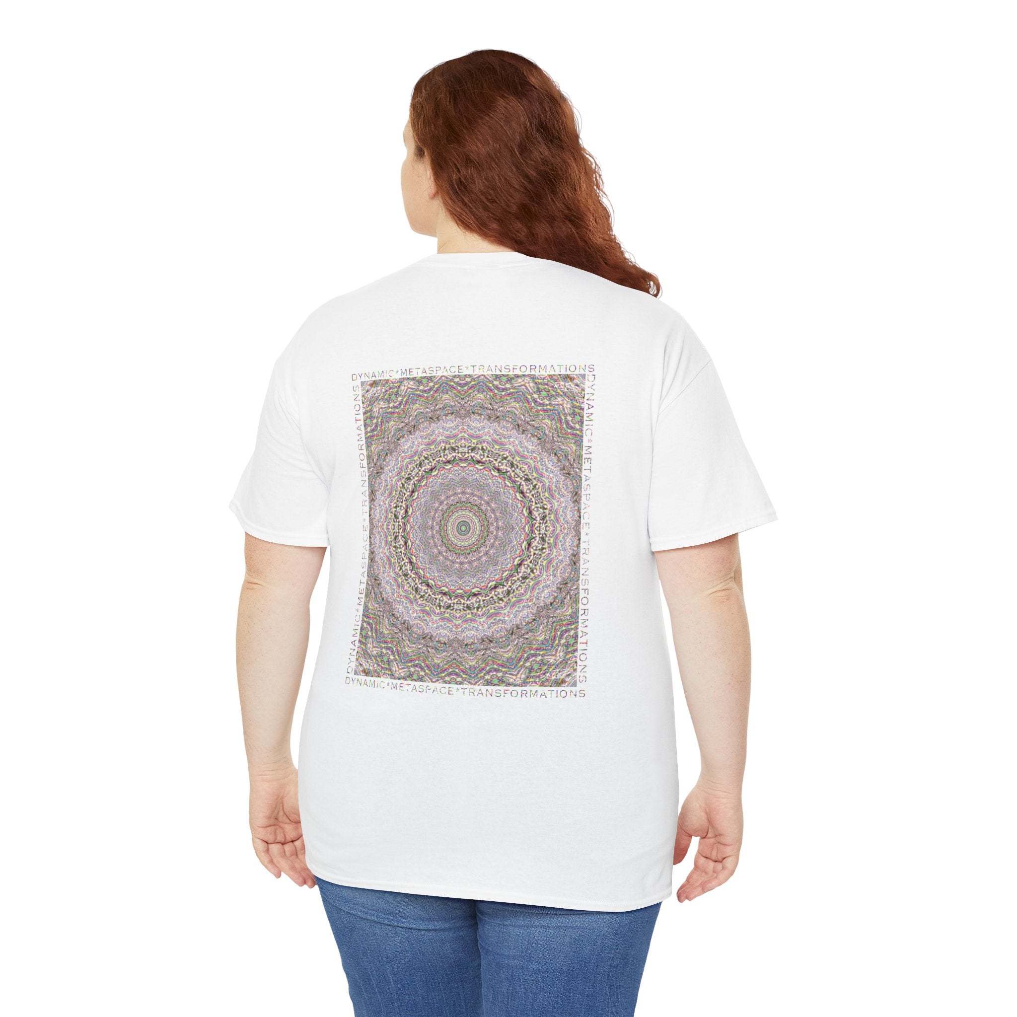 Unisex Heavy Cotton Tee (Back) - DMT Seer No.10