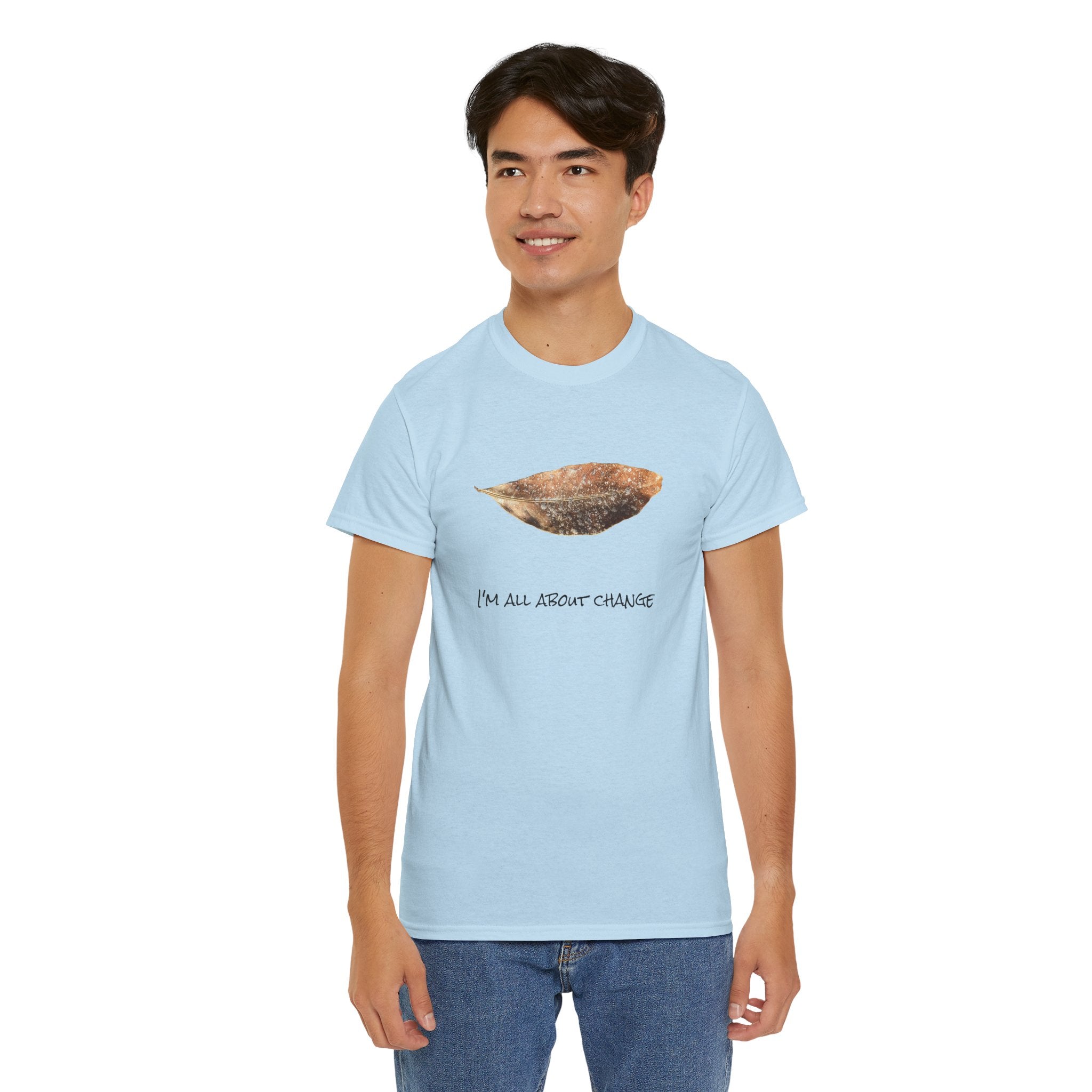 Unisex Heavy Cotton Tee - All About Change No.1