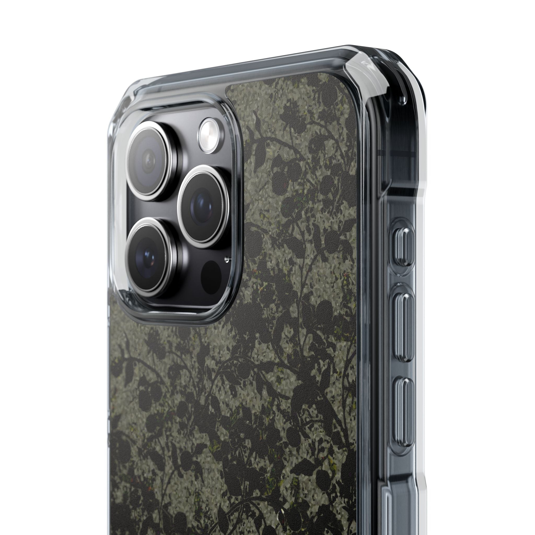 iPhone 15 Magnetic Clear Impact Case - Hidden Weave Series V3 No.25