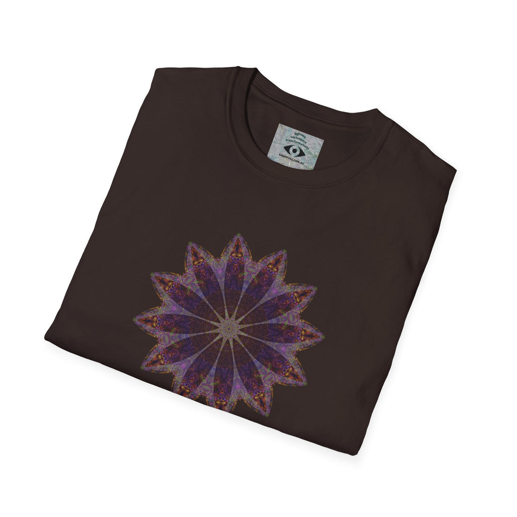 Unisex Softstyle T-Shirt - Love Light Mandalas No.11