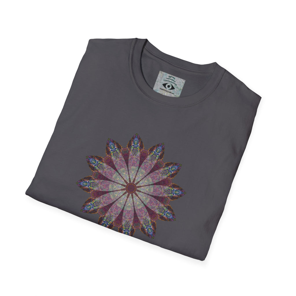 Unisex Softstyle T-Shirt - Love Light Mandalas No.9