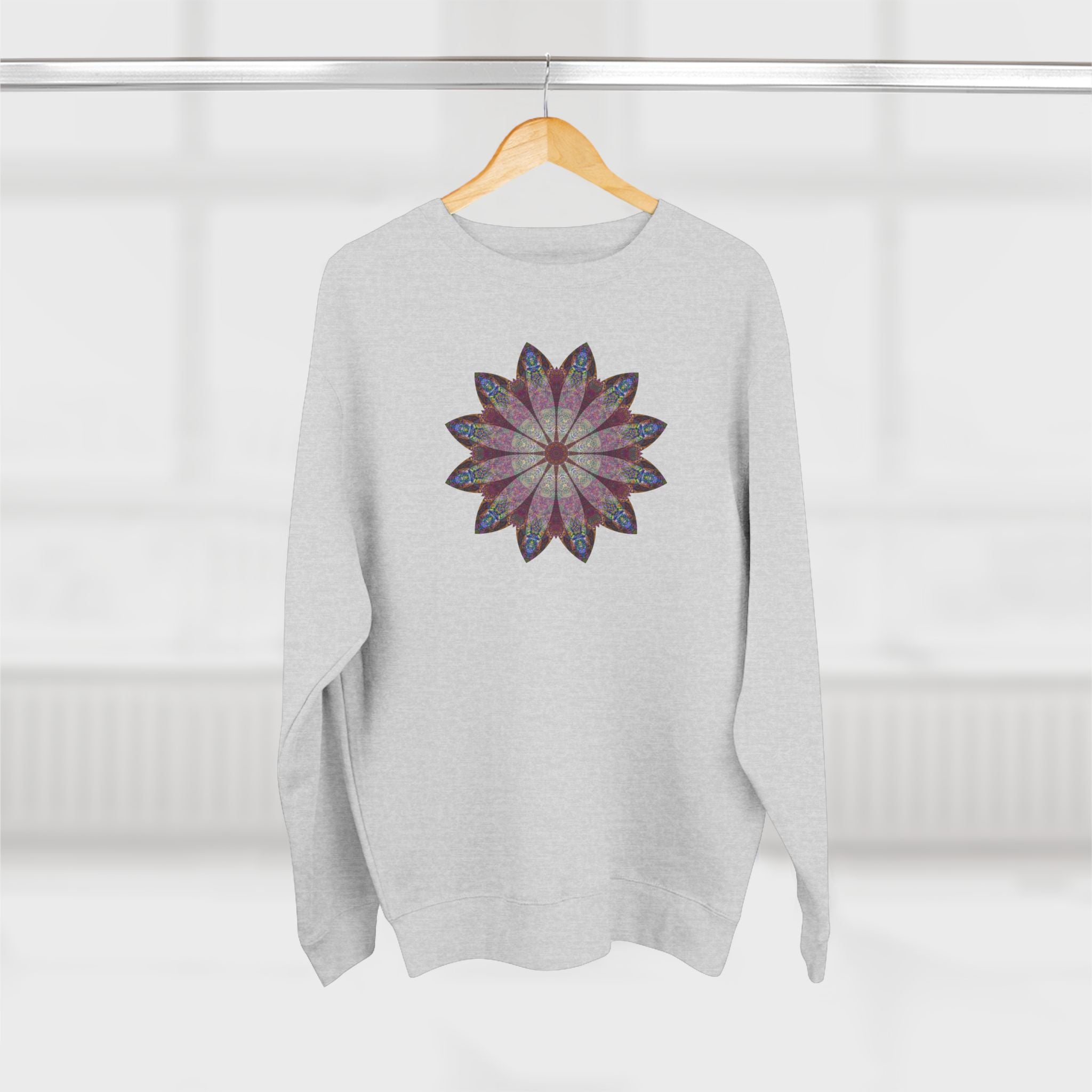 Unisex Crewneck Sweatshirt - Love Light Mandalas No.9