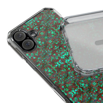 iPhone 16 Magnetic Clear Impact Case - Hidden Weave Series No.29