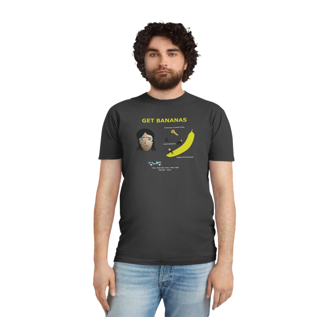 Unisex Faded Shirt - Monkey Shadows Get Bananas