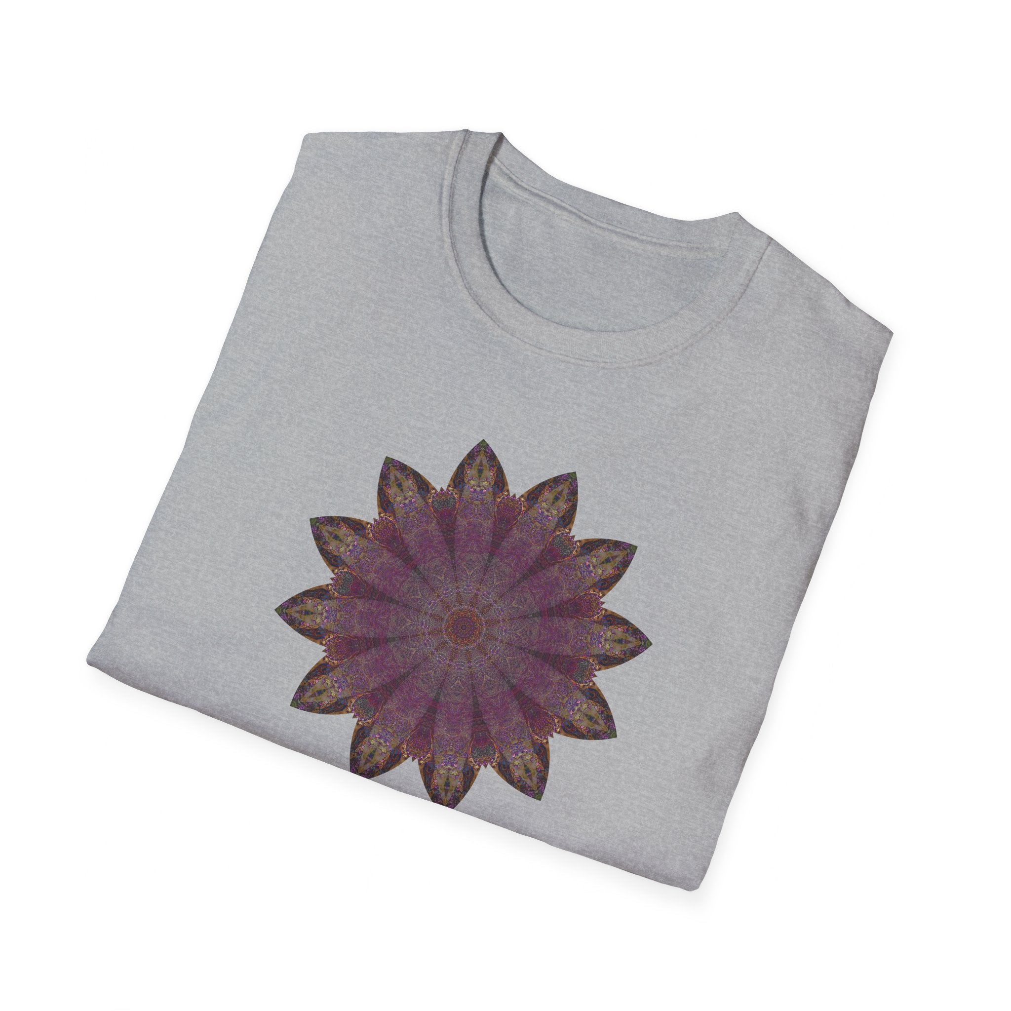 Unisex Softstyle T-Shirt - Love Light Mandalas No.6