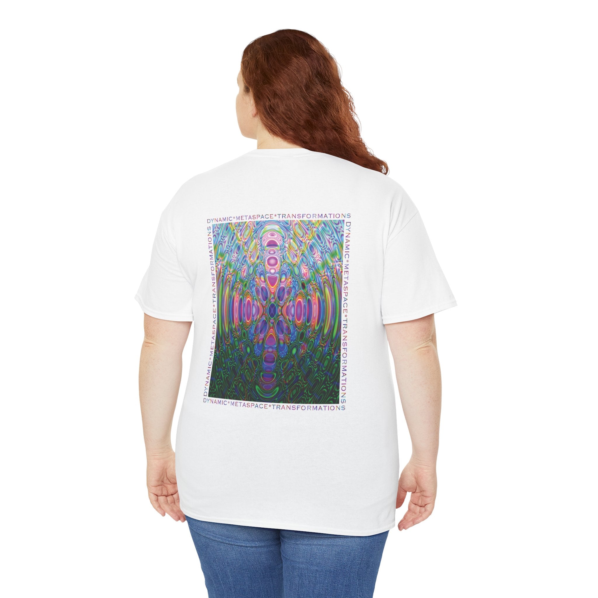Unisex Heavy Cotton Tee (Back) - DMT Seer No.2