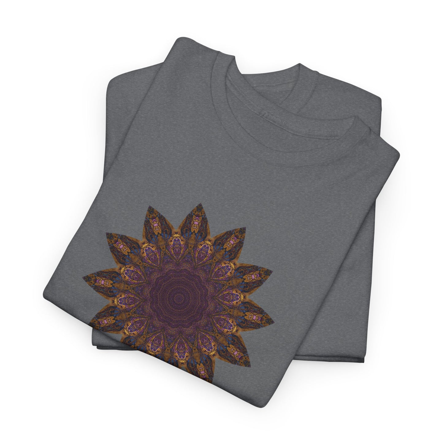 Unisex Heavy Cotton Tee - Love Light Mandalas No.1