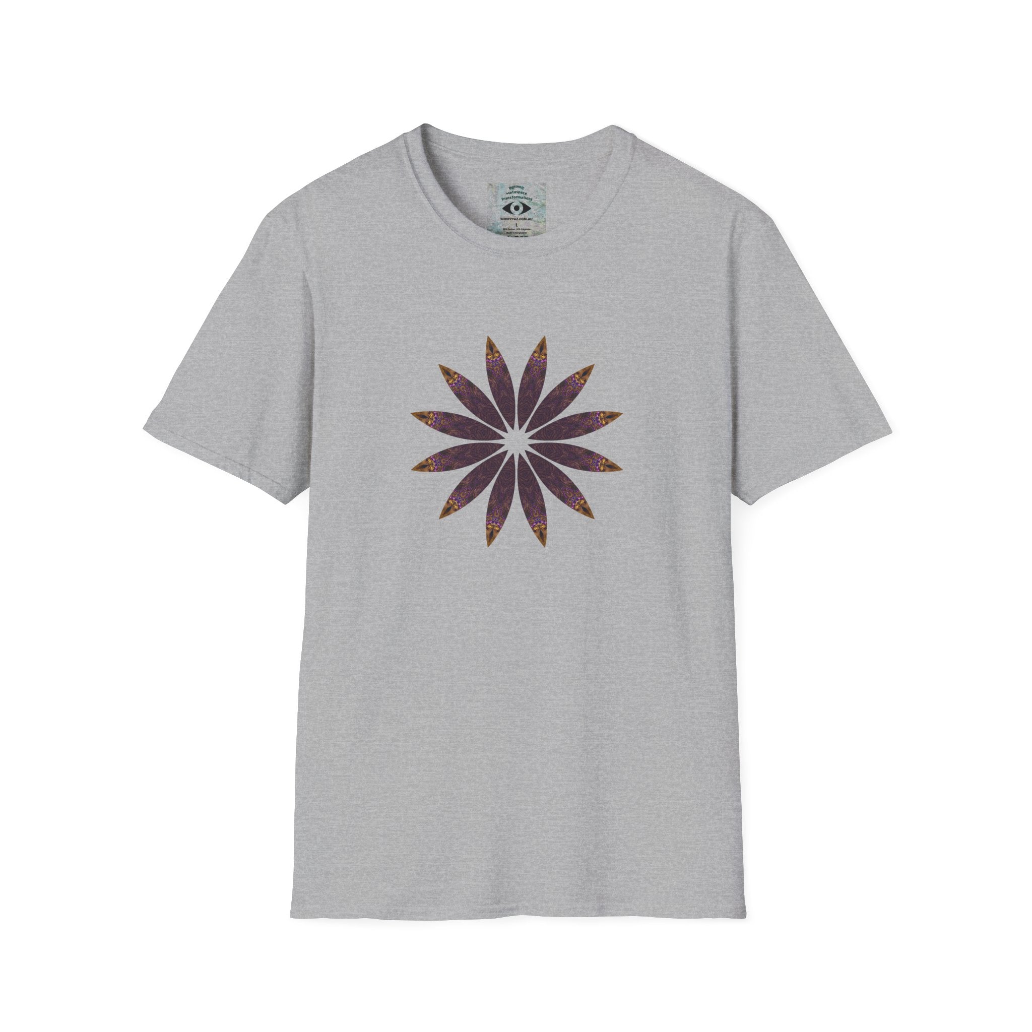 Unisex Softstyle T-Shirt - Love Light Mandalas No.2