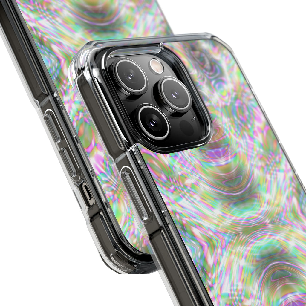 iPhone 14 Magnetic Clear Impact Case - DMT Scribe Tiles No.7