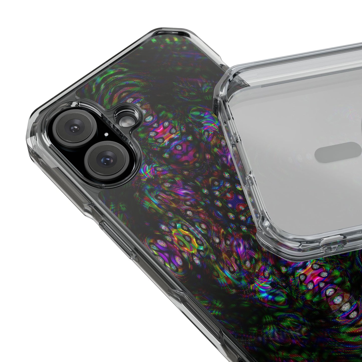 iPhone 16 Magnetic Clear Impact Case - DMT Scribe Tiles No.2