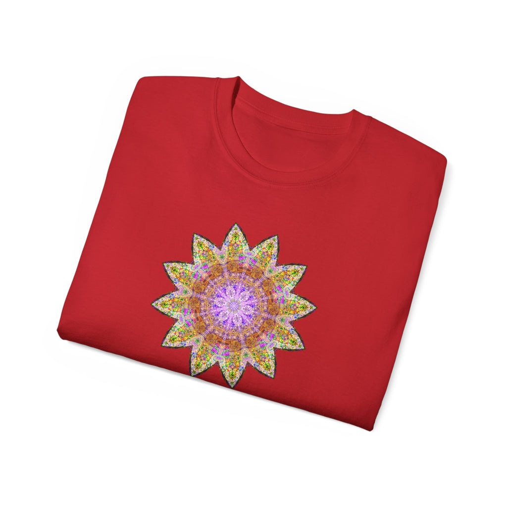 Unisex Ultra Cotton Tee - Love Light Mandalas No.14
