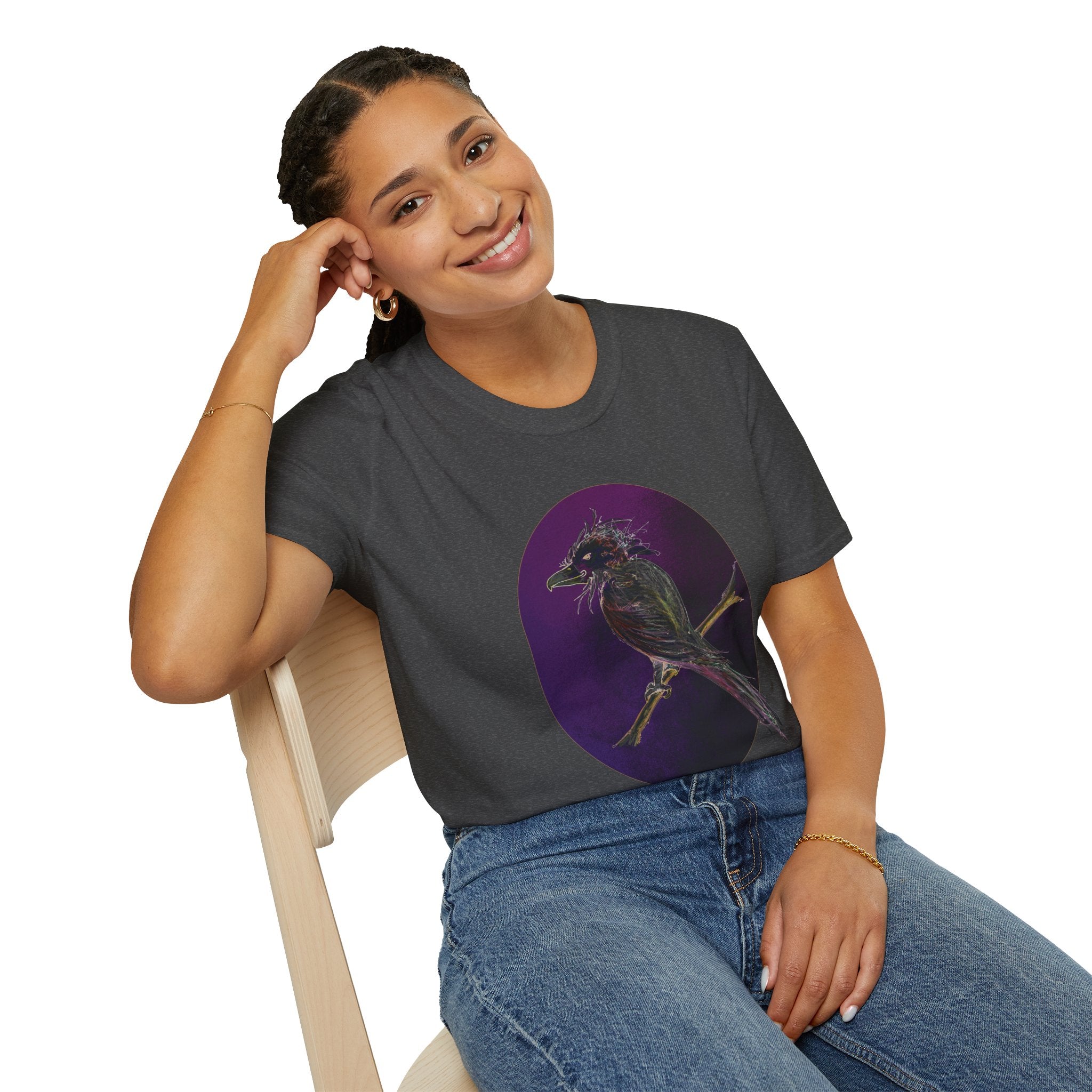 Unisex Softstyle T-Shirt - Birds Of Creation No.1a