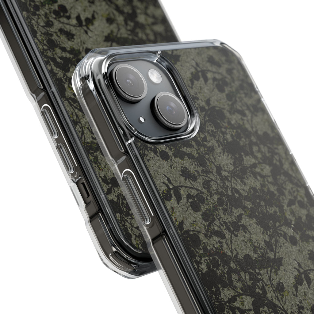 iPhone 15 Magnetic Clear Impact Case - Hidden Weave Series V3 No.25