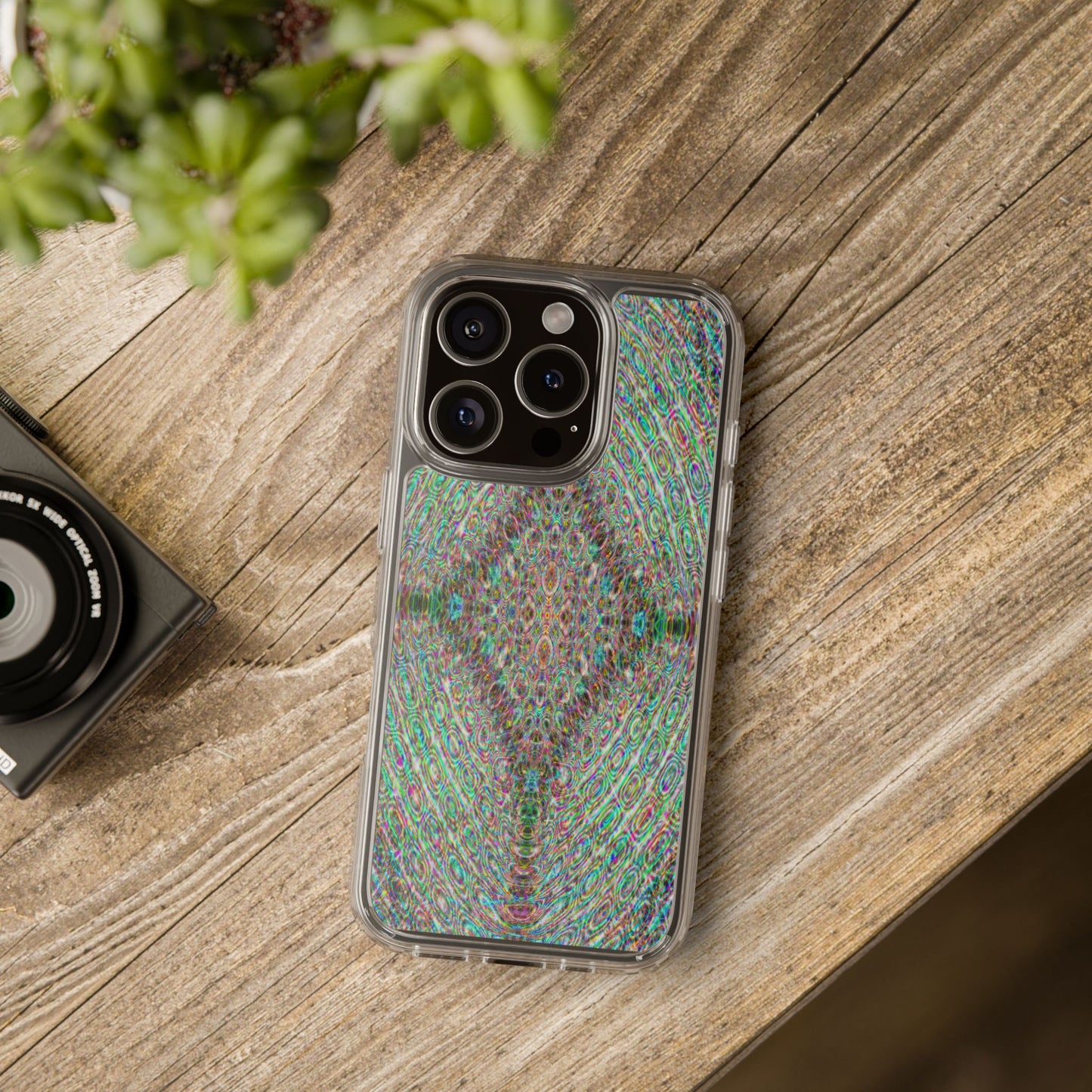 iPhone 16 Clear Case – DMT Seer No.14