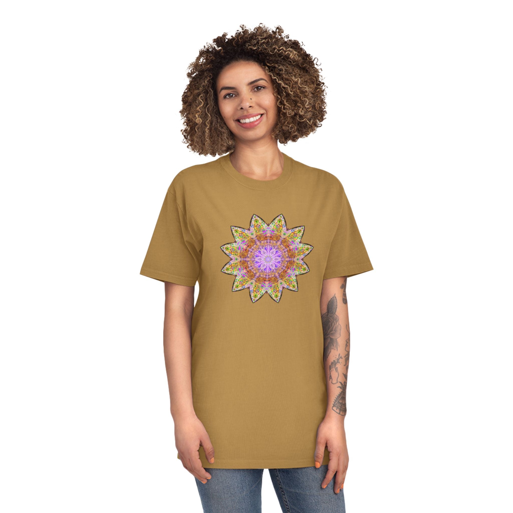 Unisex Faded Shirt - Love Light Mandalas No.14