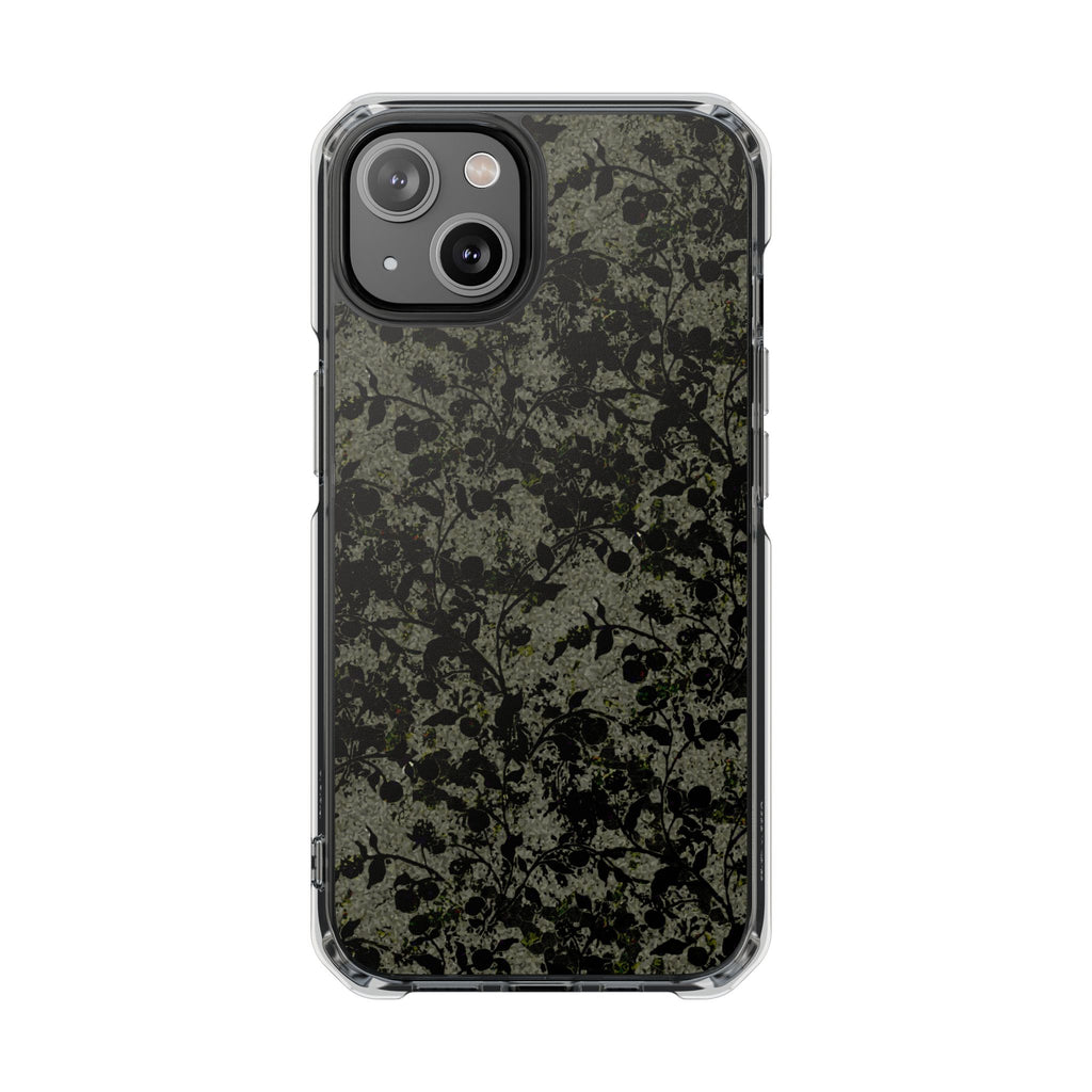 iPhone 14 Magnetic Clear Impact Case - Hidden Weave Series V3 No.25