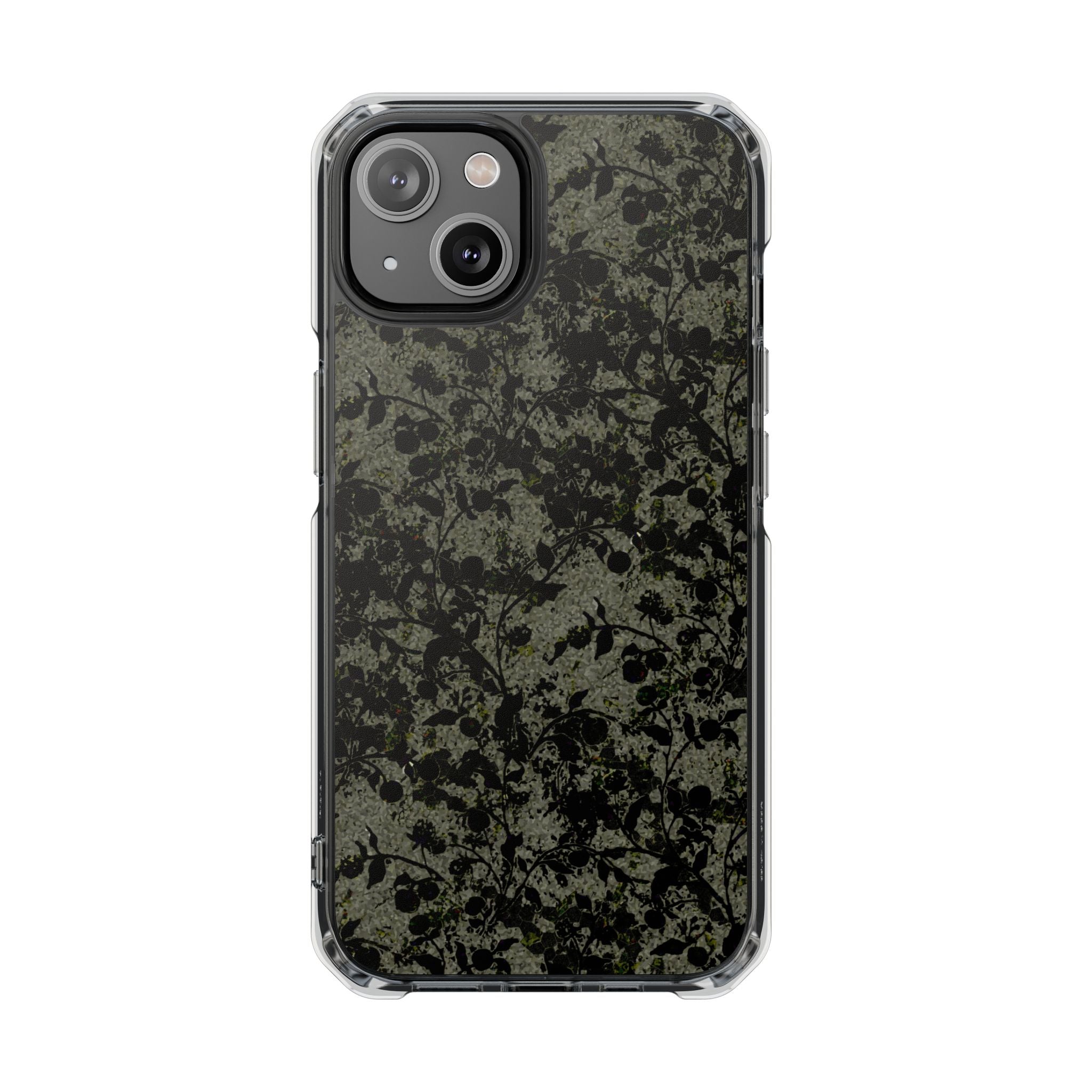 iPhone 14 Magnetic Clear Impact Case - Hidden Weave Series V3 No.25
