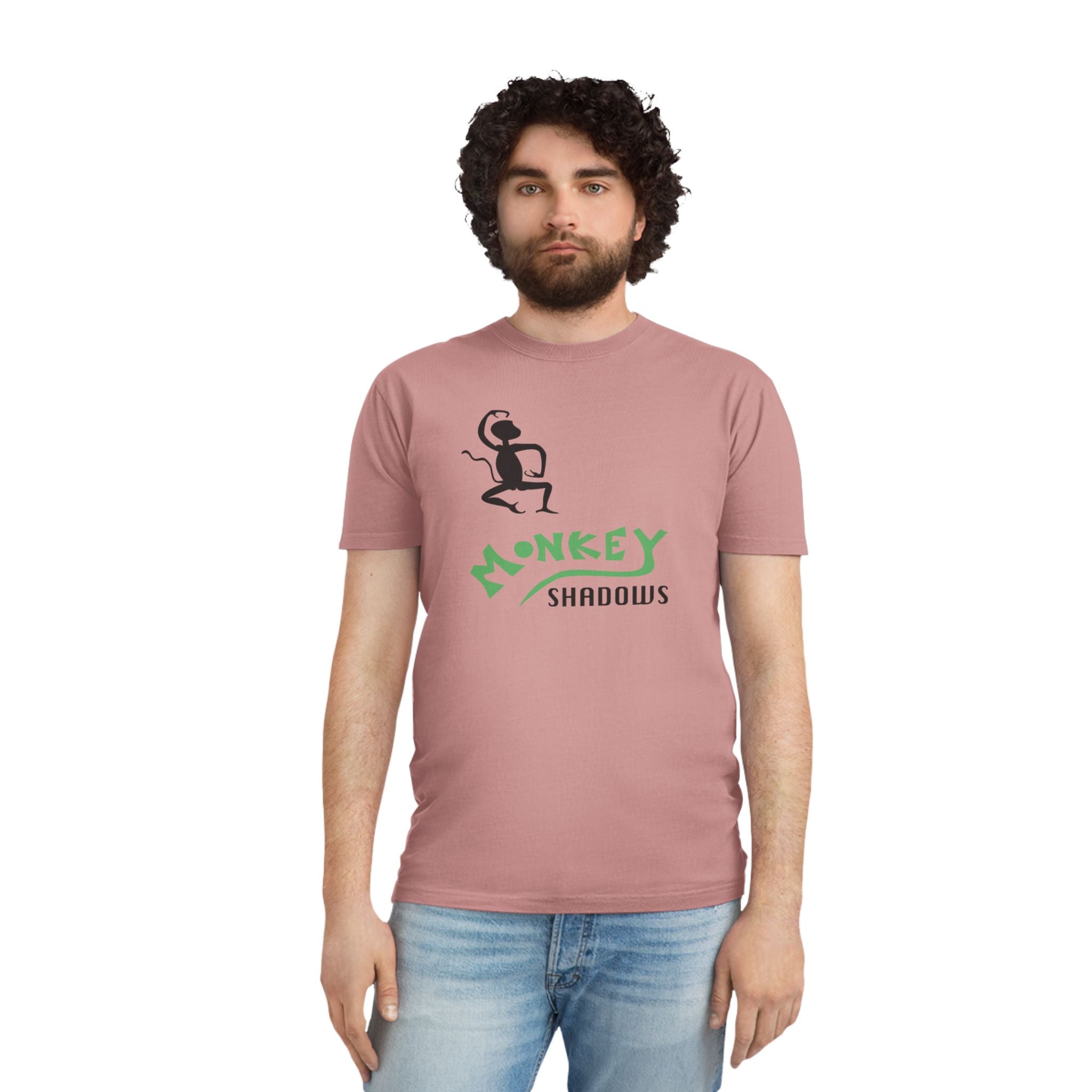 Unisex Faded Shirt - Monkey Shadows