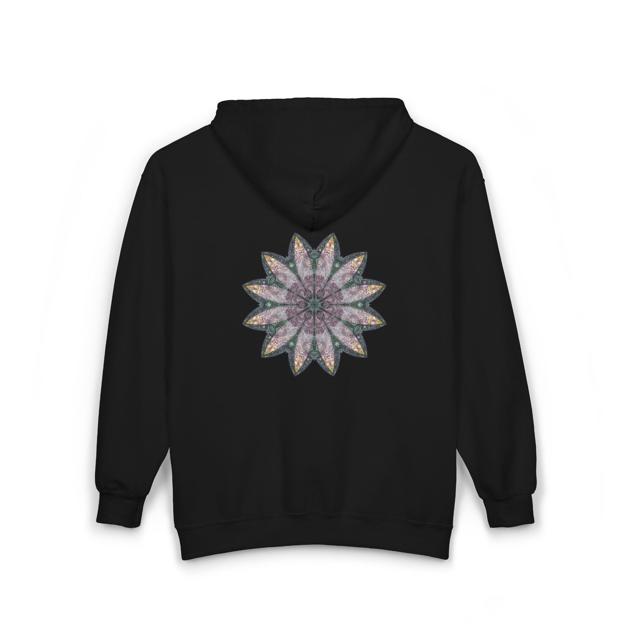 Unisex Heavy Blend™ Full Zip Hooded Sweatshirt - Love Light Mandalas No.21