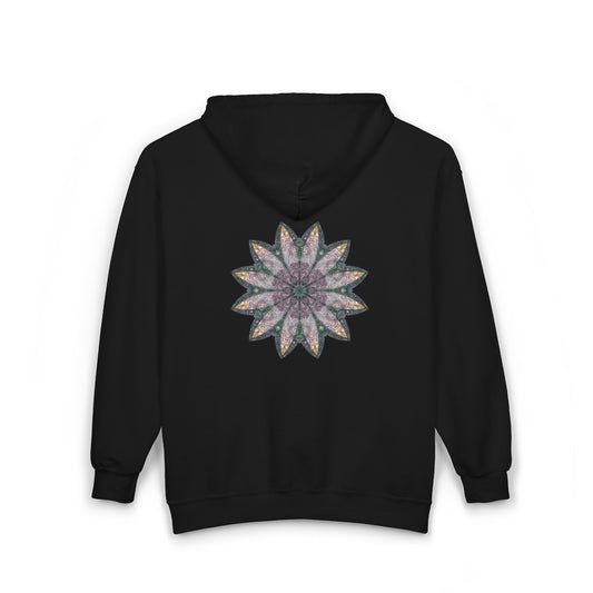 Unisex Heavy Blend™ Full Zip Hooded Sweatshirt - Love Light Mandalas No.21