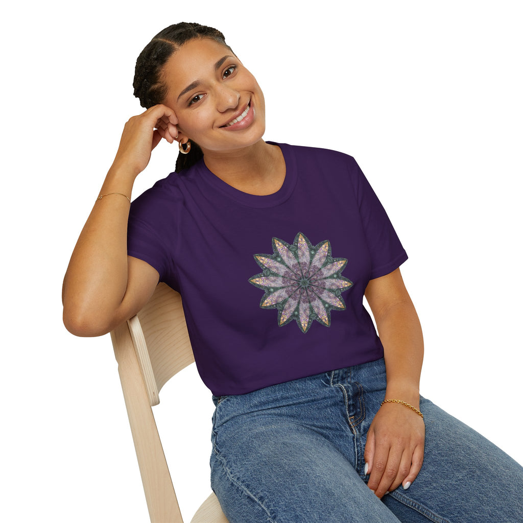 Unisex Softstyle T-Shirt - Love Light Mandalas No.21