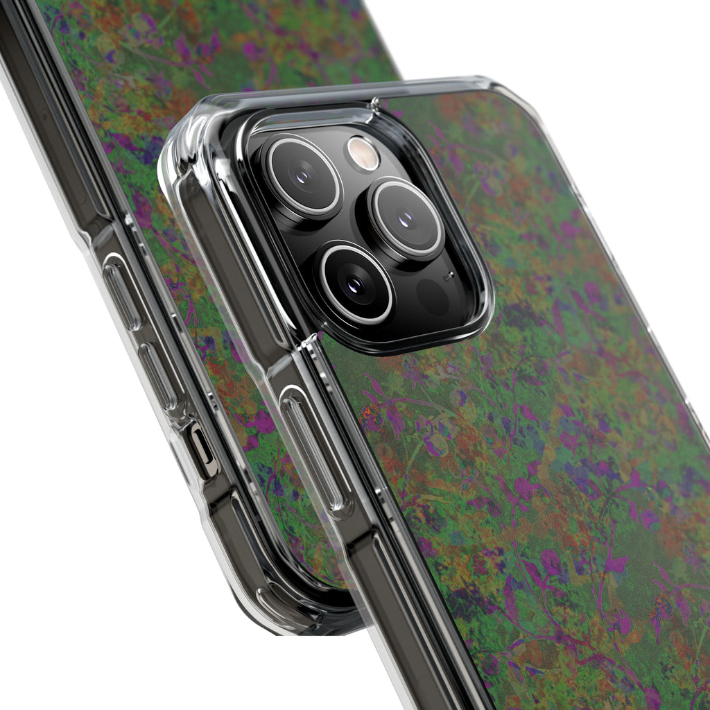 iPhone 14 Magnetic Clear Impact Case - Hidden Weave Series V3 No.24
