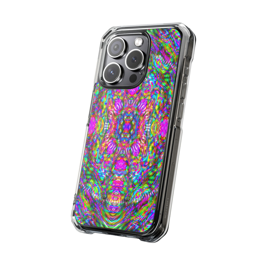 iPhone 15 Magnetic Clear Impact Case - DMT Scribe Tiles No.4