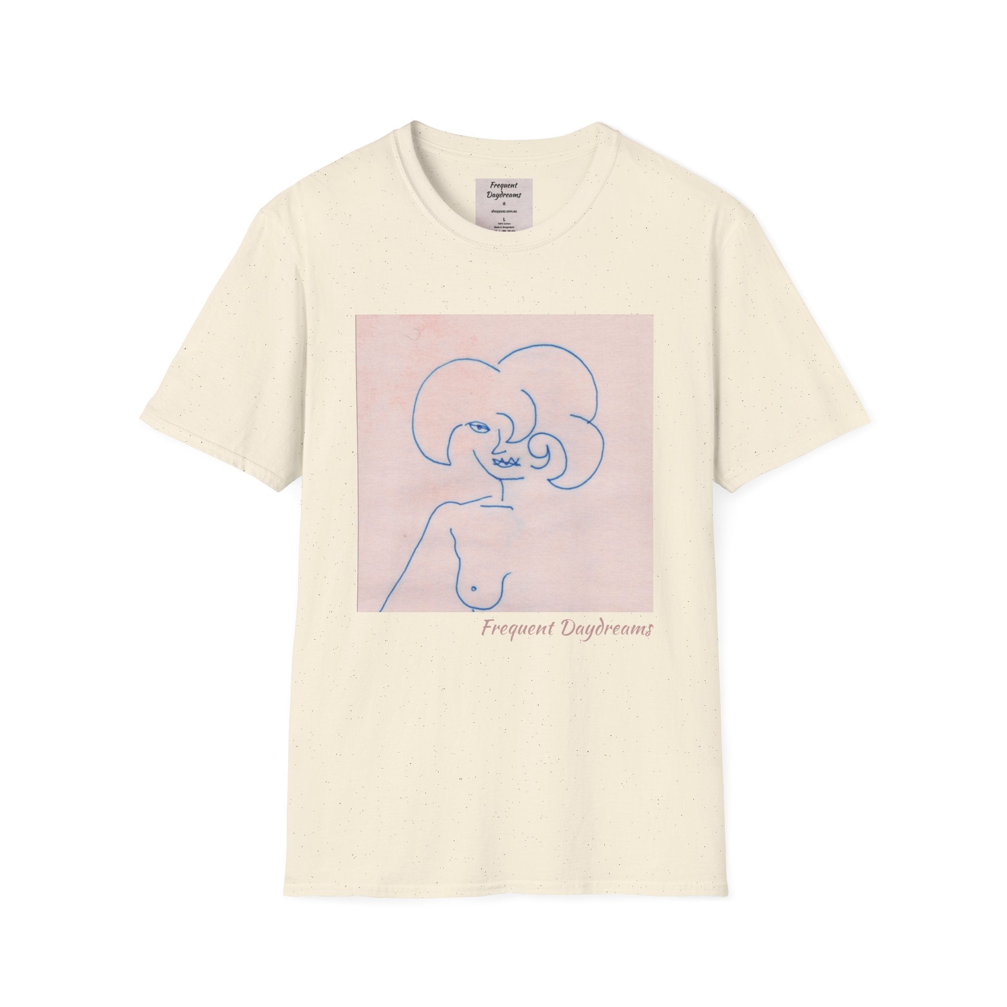 Unisex Softstyle T-Shirt - Frequent Daydreams Sketch No.45