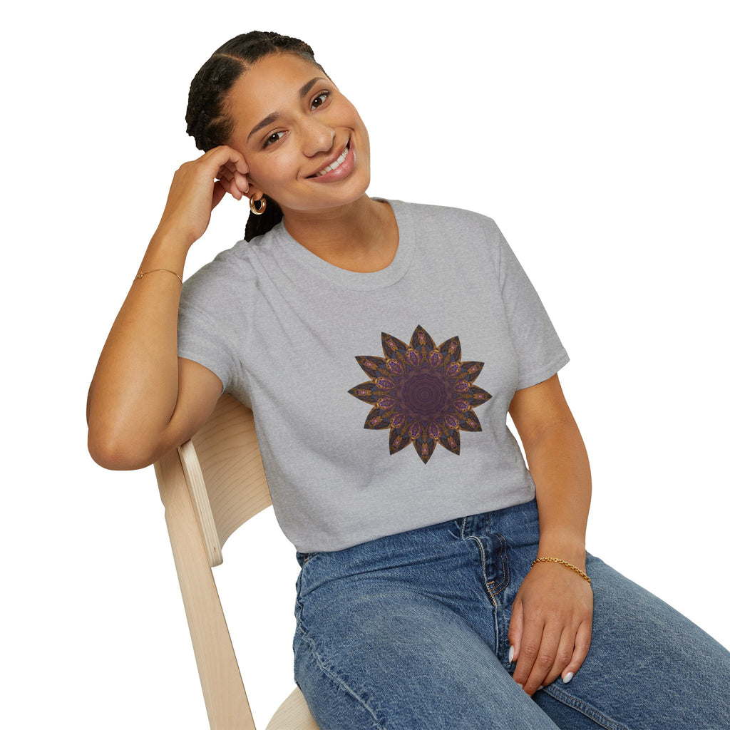 Unisex Softstyle T-Shirt - Love Light Mandalas No.1