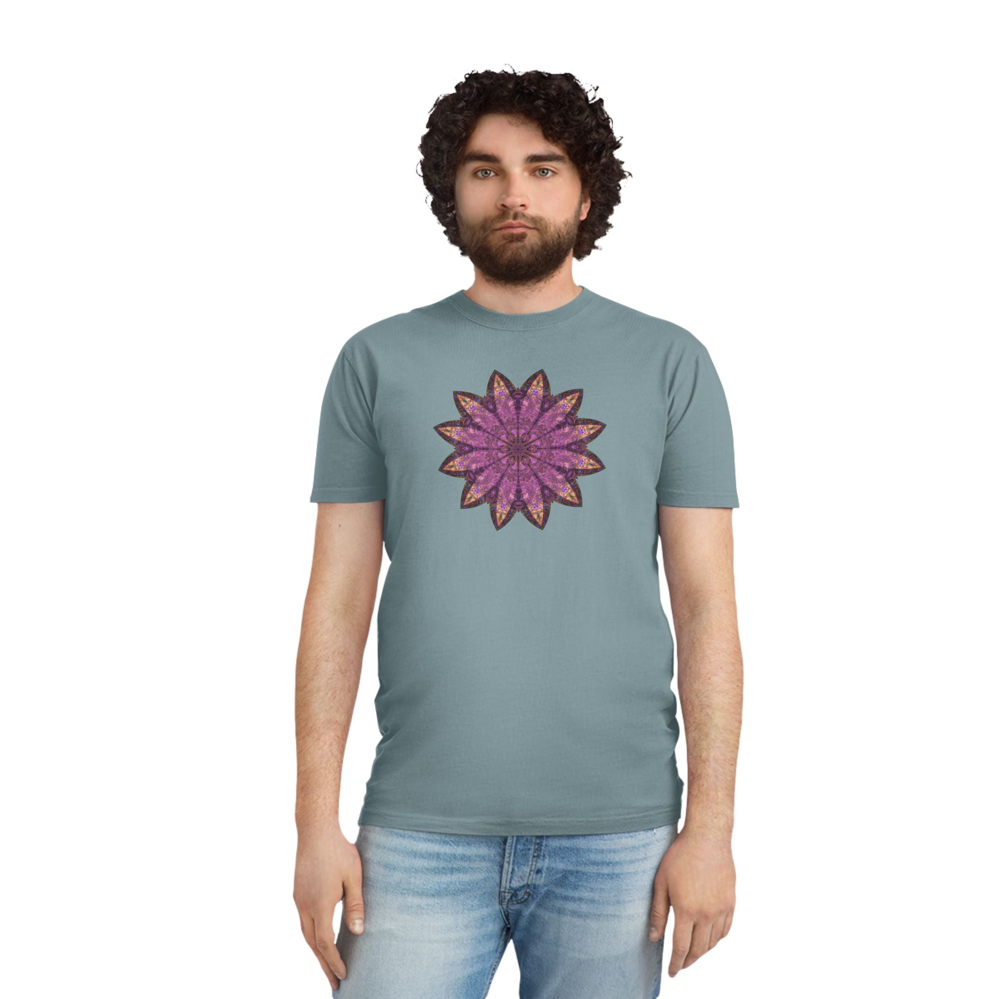 Unisex Faded Shirt - Love Light Mandalas No.16
