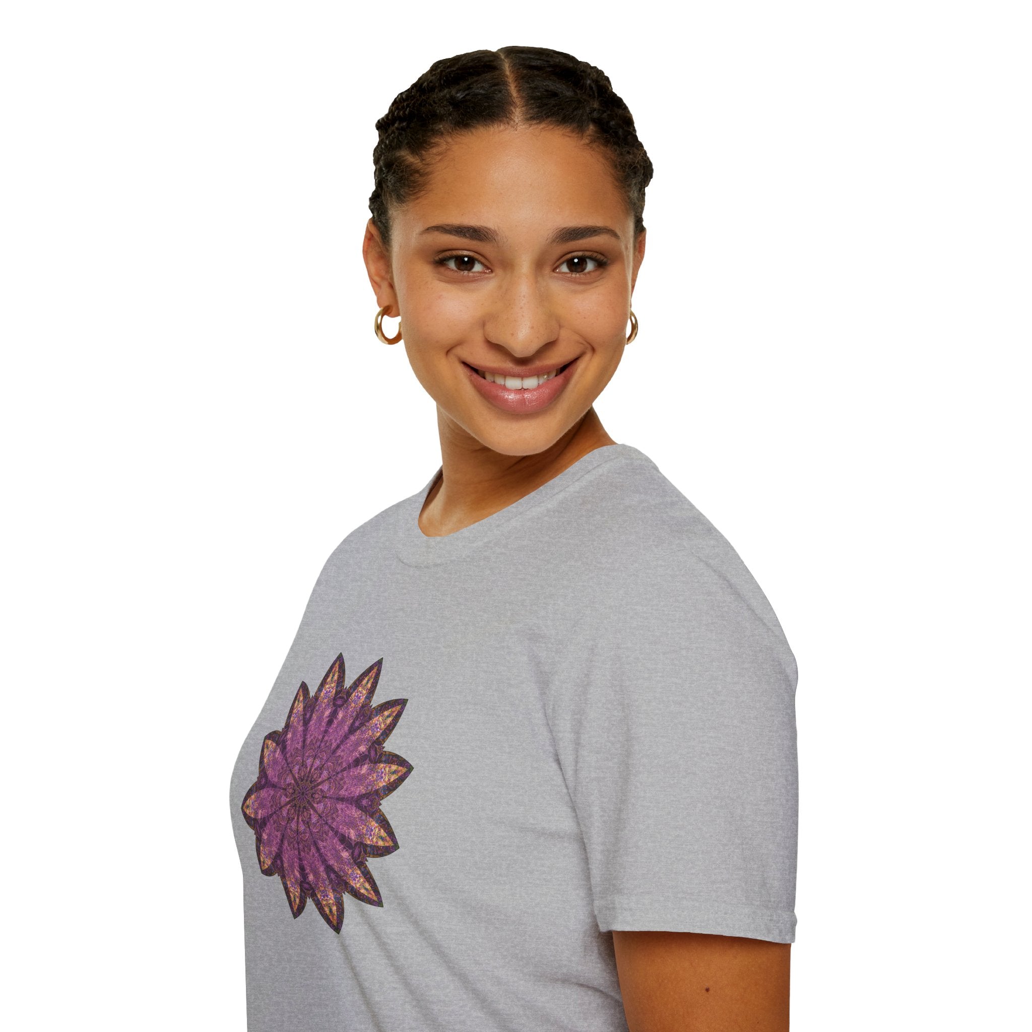 Unisex Softstyle T-Shirt - Love Light Mandalas No.16