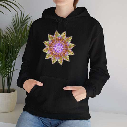 Unisex Heavy Blend™ Hooded Sweatshirt - Love Light Mandalas No.14