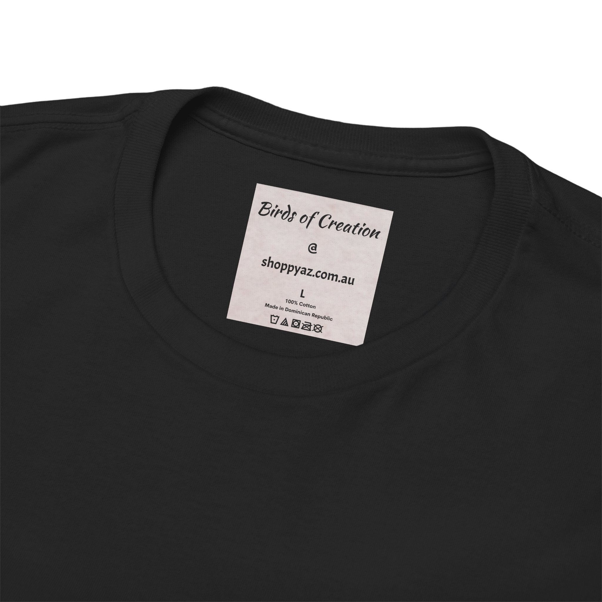 Unisex Heavy Cotton Tee - Birds Of Creation No.2