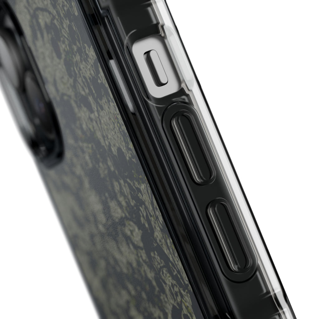 iPhone 15 Magnetic Clear Impact Case - Hidden Weave Series V3 No.25