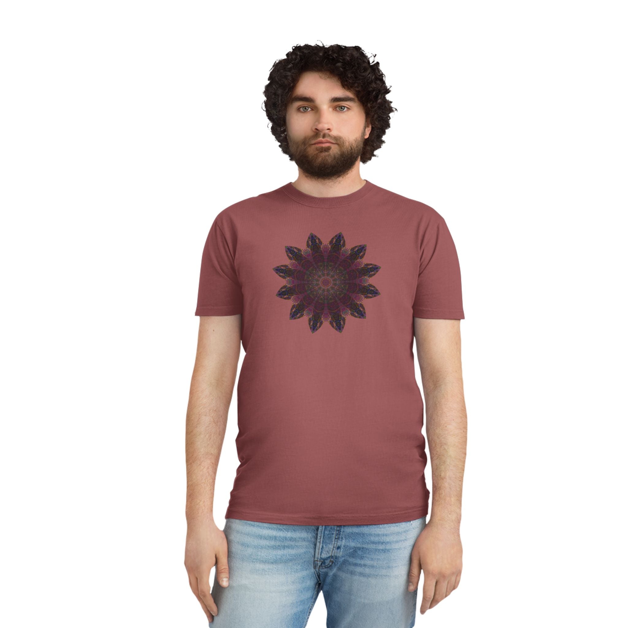 Unisex Faded Shirt - Love Light Mandalas No.8
