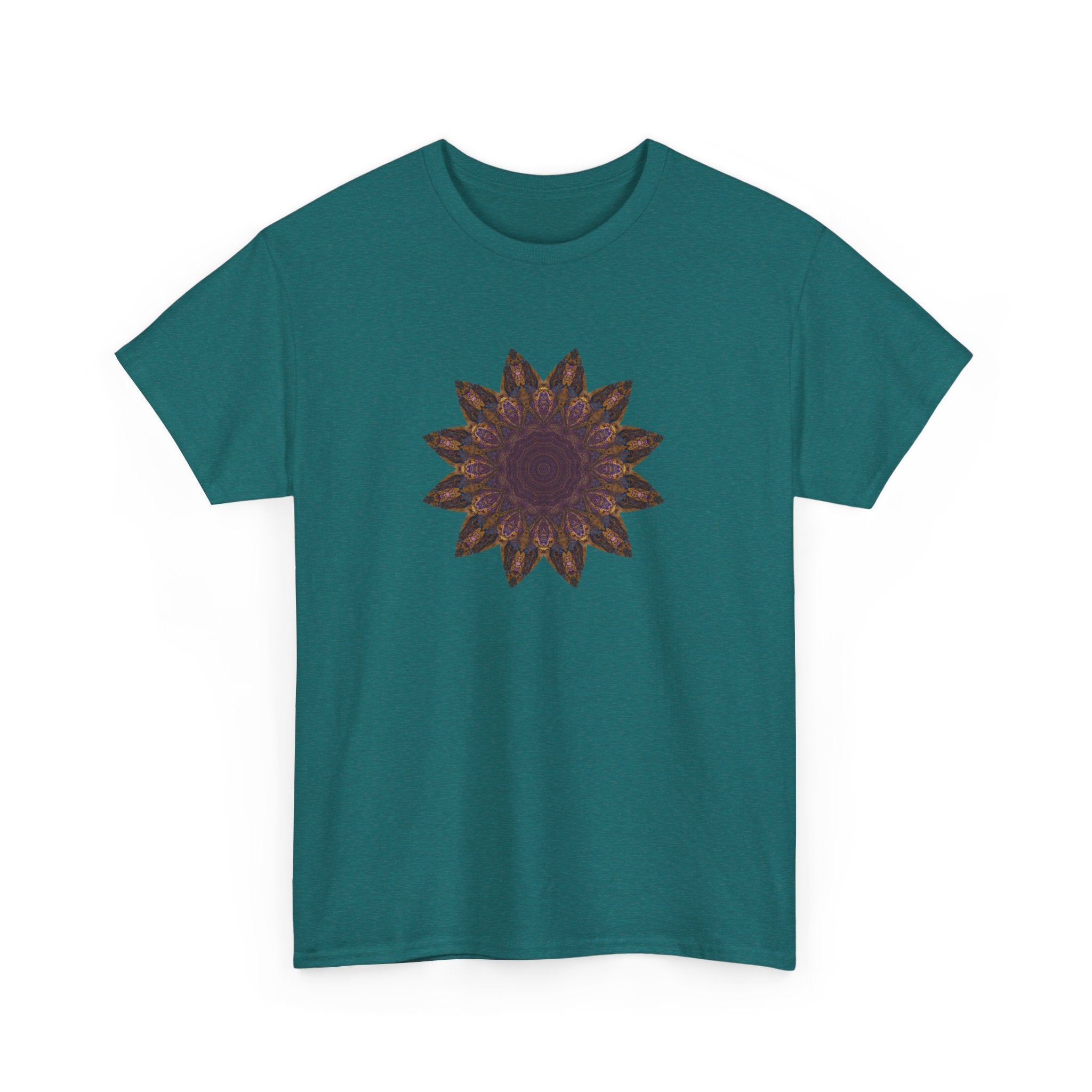 Unisex Heavy Cotton Tee - Love Light Mandalas No.1