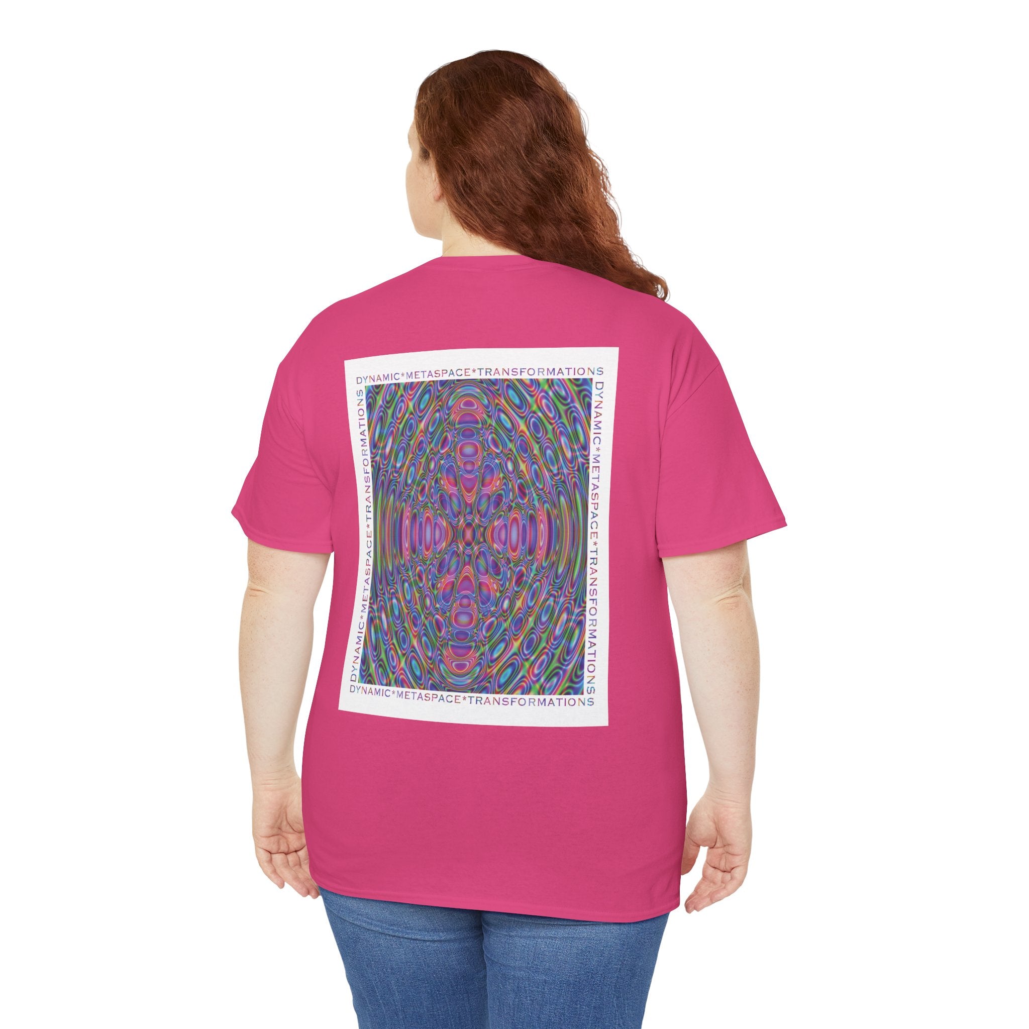 Unisex Heavy Cotton Tee (Back) - DMT Seer No.1