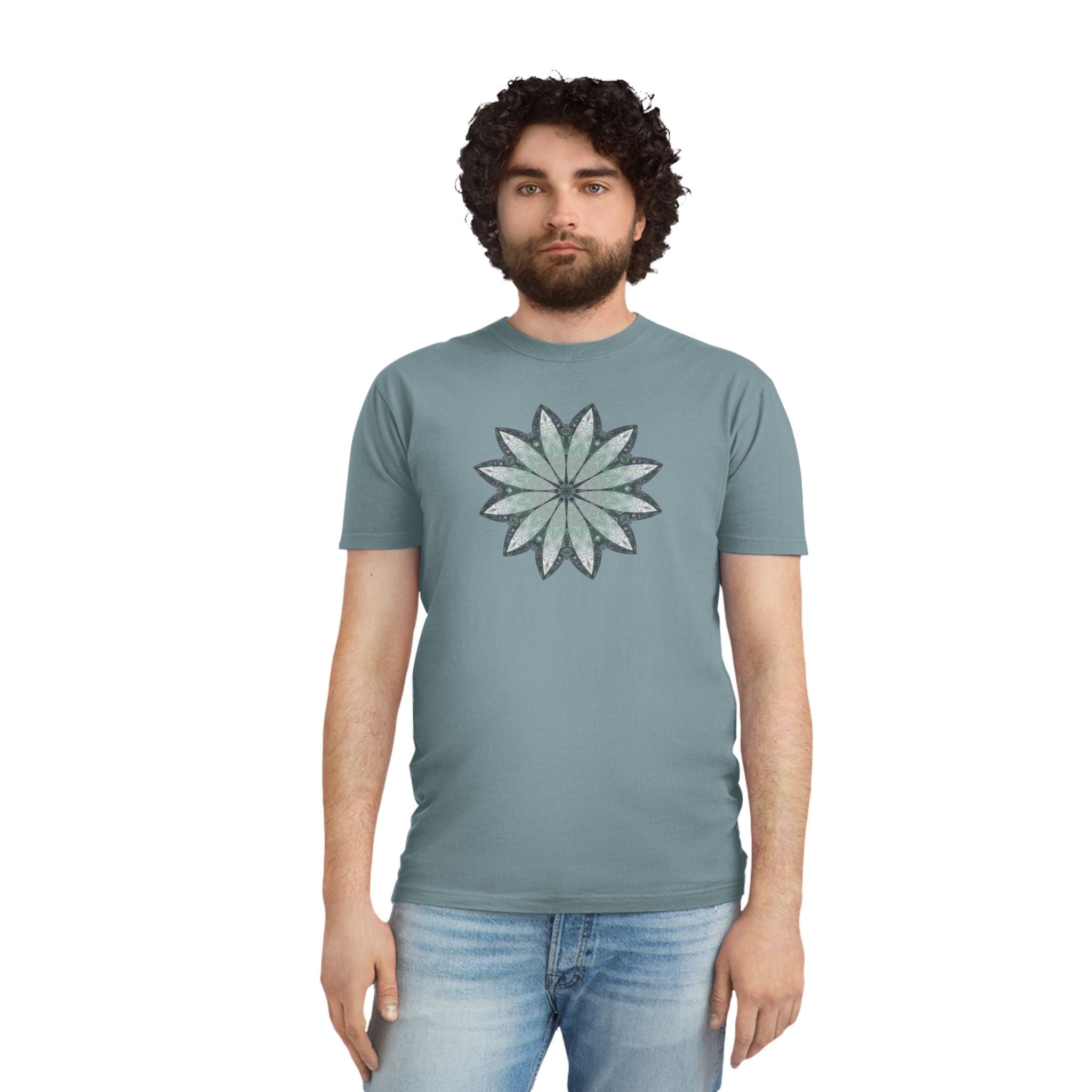 Unisex Faded Shirt - Love Light Mandalas No.22
