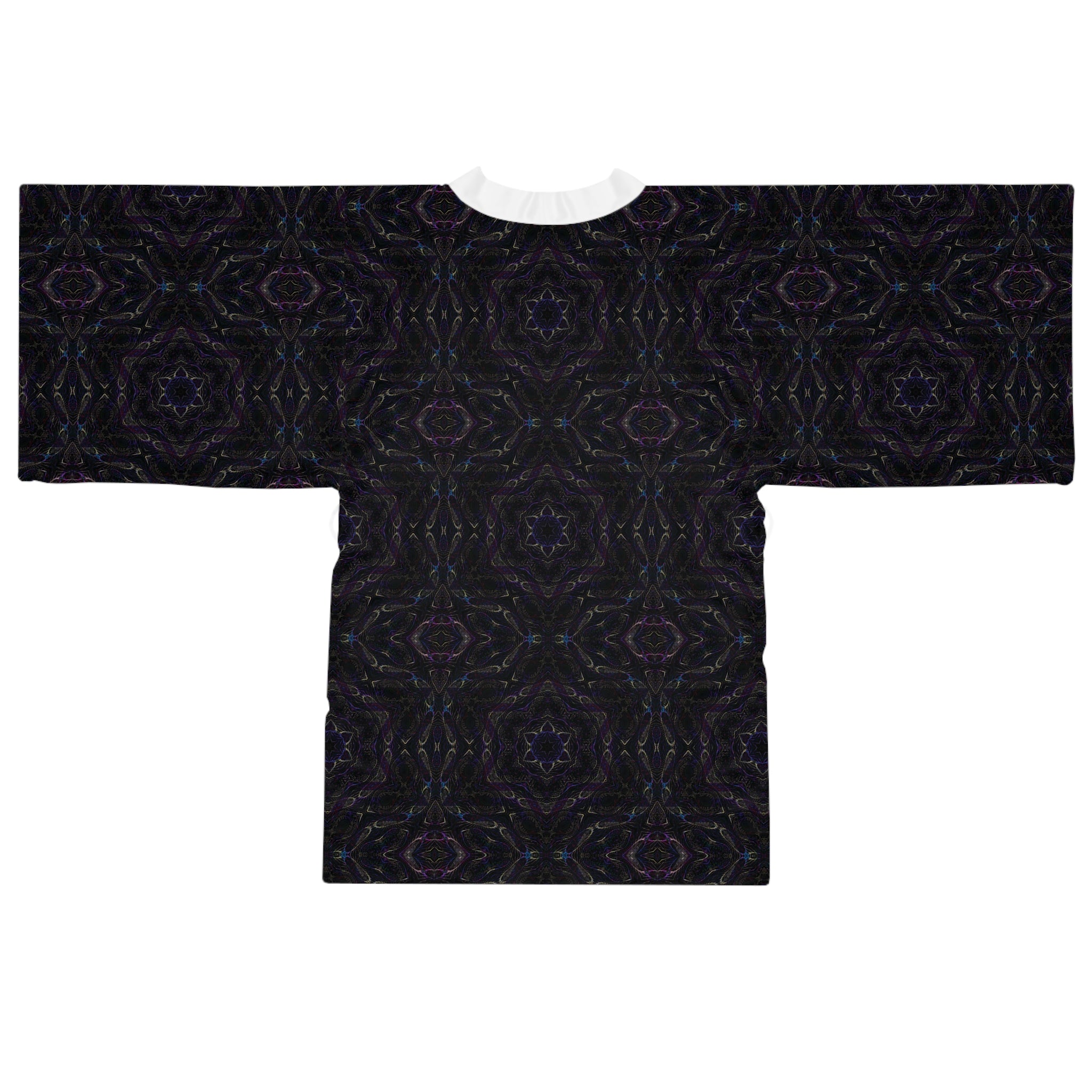 Long Sleeve Kimono Robe - P5 Kaleidoscopic No.13